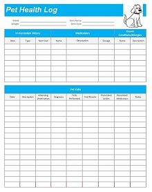 Cat Feeding Chart, Medical Printables, Pet Health Record, Cat Tracker, Pet Remedies, Medication Log, Cat Vet, Pet Tracker, Symptom Tracker