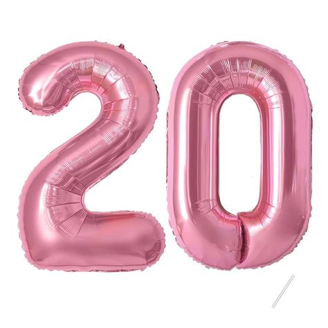 20 Balloons Number, 20 Balloons, Giant Number Balloons, Balloons Number, Black And Gold Balloons, 20th Birthday Party, Boy Birthday Decorations, Foil Number Balloons, Anniversary Party Decorations