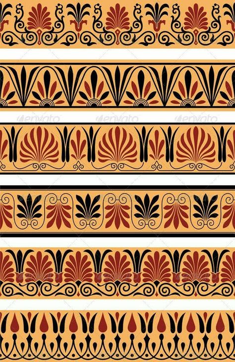 Ancient Greek Wallpaper, Greek Wallpaper, Greek Border, Antique Background, Greek Vase, Background Border, Ornate Pattern, Greek Pattern, Egyptian Design