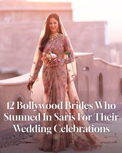 Sari or Lehenga? Bollywood's biggest celebrity brides have chosen and the verdict is in. Get to know why you should consider wearing a sari for your Big Day - TAP LINK IN BIO 🔗

#saree #sari #bridalsaree #bridaloutfit #celebritylook #weddinglook #weddingsari #weddingsaree #khushmag #khushwedding India Sari Dress, Brides In Saree, Celebrities In Saree, Sari Wedding Dress, Bollywood Brides, Sonam Kapoor Wedding, Celebrity Brides, Reception Saree, Bridal Sari