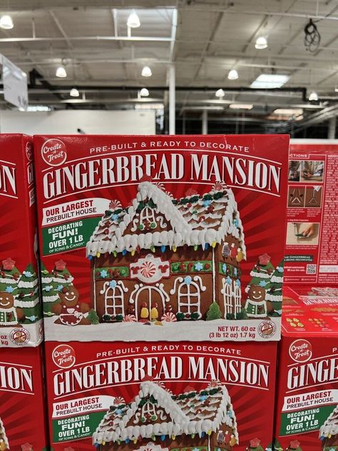 Costco sells this Gingerbread House Kit for $11.99. This has been a Costco staple for several years now. This is always a fun project to do for the holidays. Just note that this kit comes with a pre-built gingerbread house that is ready to decorate. I know it's fun to also build the gingerbread house, but this works great for younger kids or those of you who aren't great craftsmen =). Click here for more....... https://costcofan.com/costco-gingerbread-house-kit-2021/ Costco Christmas, Christmas Toyland, Office Workouts, Gingerbread House Kit, Expensive Necklaces, Gingerbread House Kits, Free Catalogs, Gingerbread Cake, Candy Decorations