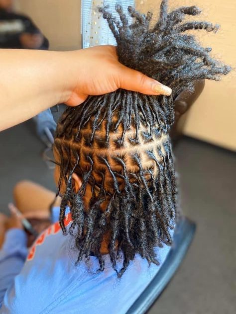 Starter Loc Parts, Starter Coil Locs, Loc Parts, Coil Locs Before And After, Loc Journey, Short Dread Styles, Black Hair Protective Styles, Hair Flow, Dreadlock Hairstyles For Men