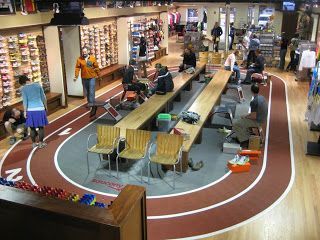 US, Naperville Running Takes Best Running Store Shoe Store Design, Sports Office, Gym Interior, Gear Accessories, Retail Store Design, Gym Design, Sports Shops, Kids Store, Retail Display