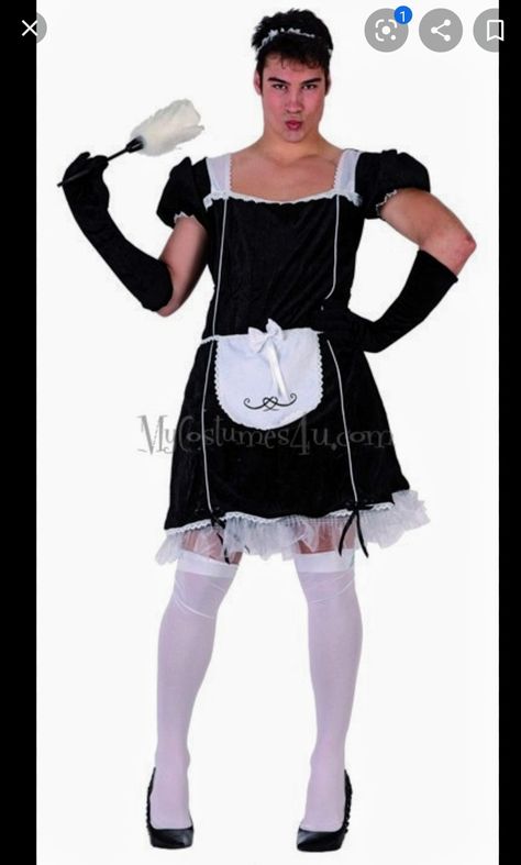 Clue Costume, French Maid Dress, Role Reversal, French Maid, Maid Outfit, Maid Dress, Adult Costumes, Fancy Dresses, Clue