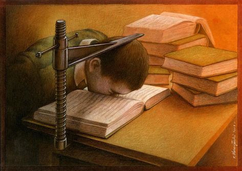 New Thought-Provoking Satirical Illustrations By Pawel Kuczynski | Bored Panda Ilustrasi Satir, Satirical Illustrations, Question Everything, Reading A Book, Art Academy, 영감을 주는 캐릭터, Drawing Tutorials, Illustrations And Posters, A Drawing