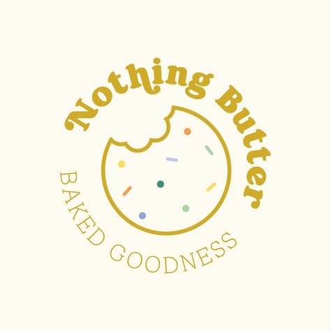 Showing off this cute logo set for @nothing.butter again cause I just still love them so much. 🤩🤩🤩 . . . . . . . #logodesign #cakedecorating #bakery #custombakery #cookies #butter #graphicdesign #cookier Bakery Logo Design Ideas Creative, Cookies Logo Design, Macaron Bakery, Cookie Logo, Cookies Logo, Bakery Logos, Cute Logo, Bakery Branding, Bakery Design