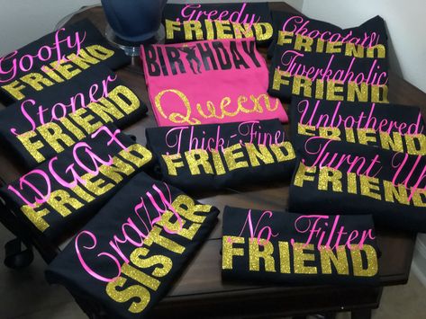 Birthday, Birthday Squad Shirts, Birthday Queen, Glitter Shirts, Womens Birthday Shirt, Birthday Girl Friend Squad Group Birthday Shirts, Bday Shirts For Group, Birthday T Shirts Ideas For Group, Birthday Tshirt Ideas Women Group, 40th Birthday Shirts For Group, Birthday Crew Shirts Ideas, Birthday Shirts Womens Group, Birthday Squad Shirts Ideas For Women, Womens Birthday Shirt