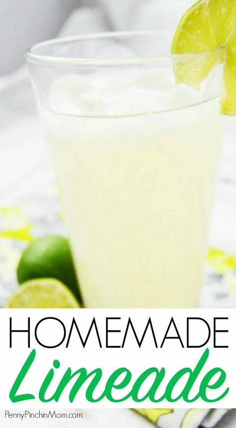 This homemade limeade recipe is simple to make and requires just THREE ingredients! Add more flavor to turn it into a refreshing cherry limeade or even strawberry limeade! Easy Homemade Limeade | Limeade Recipe | Easy Limeade Recipe | Simple Limeade Recipe | Basic Limeade Recipe | Best Limeade Recipe | Summer Drink Recipe | Citrus Drink Recipe | #limeade #summer #drinks #refreshingdrinks Homemade Limeade, Frugal Kitchen, Strawberry Limeade, Citrus Drinks, Limeade Recipe, Healthy Beverages, Sitting Outside, Summer Drink Recipes, Cherry Limeade