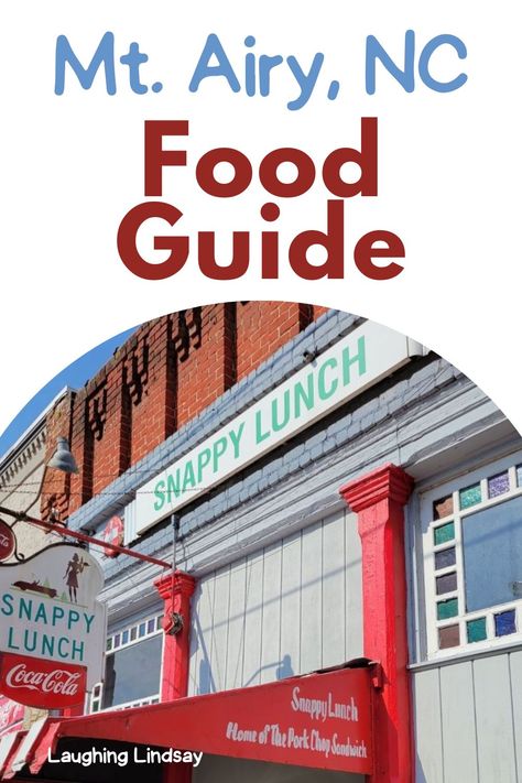 Mt. Airy Food Guide for Mayberry North Carolina - Laughing Lindsay Mt Airy North Carolina, Mount Airy North Carolina, North Carolina Food, Pork Chop Sandwiches, Lemonade Bar, East Coast Travel, Blueberry Lemonade, Mount Airy, Meal Of The Day