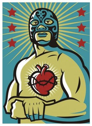 corazonlatino Poster Grafico, Procreate Ideas, Mexican Wrestler, Mexico Art, Mexican Designs, Art Et Illustration, Mexican Culture, Art Pop, Arte Popular