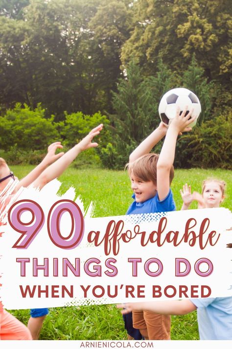 Whether you recently retired or watched all there is on Netflix, there may come a time in life when you find yourself bored with nothing to do. This extensive list of 90 affordable and fun things to do when bored should fill your time nicely. fun activities to do at home, things to do when bored at home alone, things to do when bored inside Activities To Do When Bored, Bored Outside, What To Do Outside, Indoor Things To Do, Activities To Do At Home, Kids Activities At Home, Best Educational Toys, Fine Motor Skills Development, Things To Do When Bored