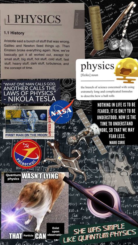 physics #physics #quantum #astro #space #spacetravel #spacecore #science #scienceaesthetic #laika #apollo #moon #radioactive #radium #mariecurie #curie #nikolatesla #tesla #physicscore Physics Vision Board, Quantum Physics Wallpaper, Physicist Aesthetic, Quantum Physics Aesthetic, Physics Wallpaper, Quantum Physic, Physics Aesthetic, Branches Of Science, Marie Curie