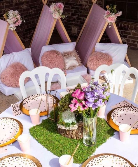 Fairy Birthday Party Ideas | Photo 4 of 28 | Catch My Party Fairy Tail Birthday Party, Fairy Tail Birthday Party Theme, Fairy Tail Birthday, Fairy Birthday Party Ideas, Peter Pan Party, Birthday Fairy, Fairy Garden Birthday Party, Floral Birthday Party, Picnic Decorations