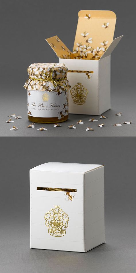 This is the Bees Knees! by Terence Kitching Honey Label Design, Honey Logo, Honey Label, The Bees Knees, Honey Brand, Honey Bottles, Honey Packaging, Honey Shop, Jar Packaging