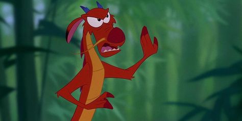 Disney's Mulan Remake Rumored to Feature Mushu Mulan Dragon, Mulan Mushu, Disney Sleeve, Disney Quiz, Drawing Cartoon Faces, Mulan Disney, Disney Animals, Character Sketches, Pinturas Disney