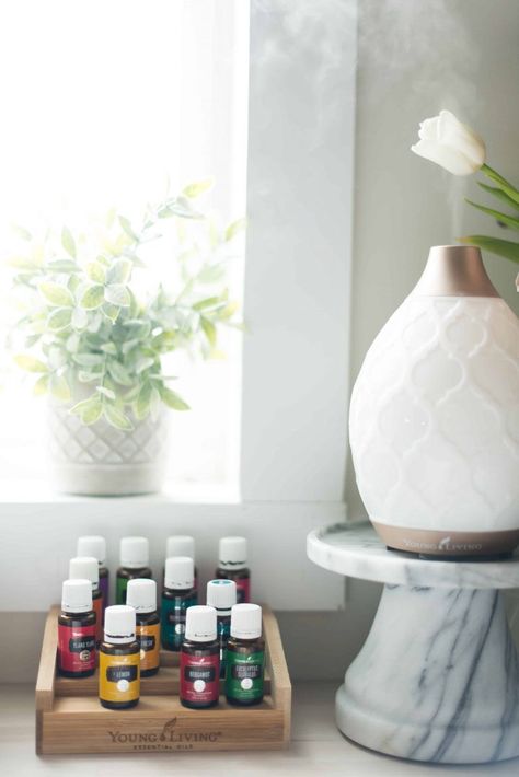 These little bottles of essential changed my life and I want them to change yours for the better too. That’s why I’m offering an incredible deal on the Young Living Premium Starter Kit–  and we’d be honored if you joined our Lemonade Essentials family and started your journey to detoxing your home, medicine cabinet, and personal care stash with us! Essential Oils Quotes, Premium Starter Kit Young Living, Young Living Starter Kit, Essential Oils Organization, Young Living Diffuser, Essential Oil Shelf, How To Make Oil, Essential Oil Storage, Living Essentials Oils