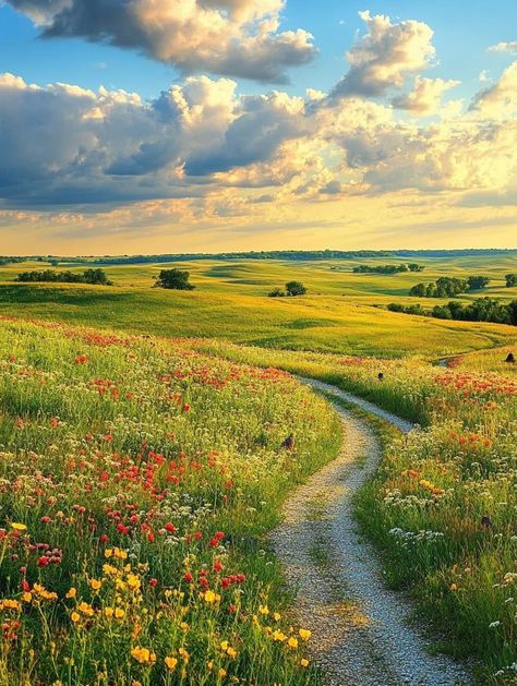 Kansas Landscape, Tallgrass Prairie National Preserve, Tallgrass Prairie, Sunset Lover, Summer Landscape, Natural Gifts, Nature Paintings, Late Summer, Beautiful Things