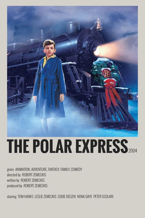 Polar Express Movie Poster, Christmas Movie Polaroid Poster, Christmas Movies Posters, The Polar Express Aesthetic, Polar Express Wallpaper, Polar Express Aesthetic, Polar Express Poster, Christmas Movie Posters, The Polar Express Movie