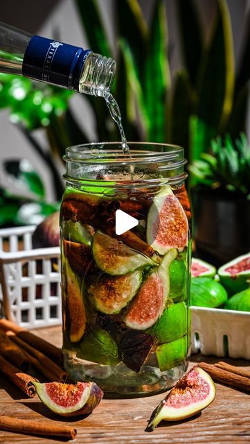 Lexi Harrison & Beth Sinclair on Instagram: "Fig & Cinnamon Infused Vodka | Episode 11 of Infuse Your Booze 😍 This stuff is absolutely delicious and it’s a great way to preserve the flavor of figs all year long. It makes an incredible Moscow Mule with freshly squeezed lime juice, maple syrup and ginger beer! 

Infusing is such a great way to capture the flavor of your favorite produce at its peak, and it’s SO easy to do. If you’ve missed the rest of this series, scroll back to check out our peach pecan bourbon, coconut rum, jalapeño� tequila & more! 

✍️ Here’s what you’ll need to make this infused vodka:

2 cups quartered, fresh figs (make sure they are ripe!) 
2-4 cinnamon sticks (depends on how much cinnamon flavor you want) 
Vodka 

Fill a 32oz jar with figs and cinnamon sticks. Pour Jalapeño Tequila, Beer Cheers, Infused Vodka, Vodka Drinks, Fresh Figs, Cinnamon Flavor, Coconut Rum, Moscow Mule, Ginger Beer