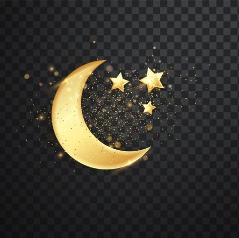 Golden reflective crescent moons with st... | Premium Vector #Freepik #vector #moon #arabic #shape #golden Moon And Stars Wallpaper, Muslim Holidays, Down Ceiling Design, Golden Moon, Vector Elements, Star Wallpaper, Website Templates, Ceiling Design, Crescent Moon