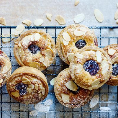 Mini bakewell tarts Bakewell Tart Recipe, Bakewell Tarts, Waitrose Food, Tarts Recipe, Bakewell Tart, Pie Crumble, Pastry Pie, Pastry Tart, Sweet Pie