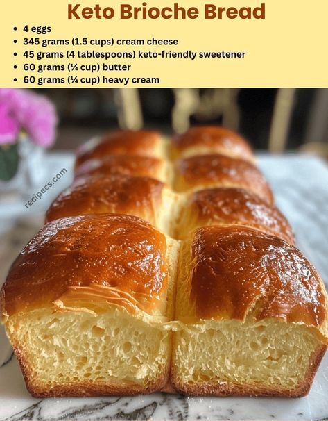 Carb Free Bread Keto, Keto Quick Breads, Keto Challah Bread, Keto Brioche Bread Recipe, Keto Brioche Buns, Japanese Keto Recipes, Keto Brioche Bread, Carnivore Diet Bread, Keto Brioche