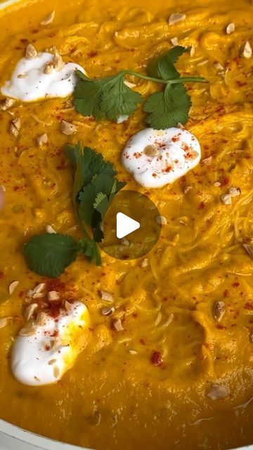 Fit Body Fit Soul on Instagram: "Another affordable and delicious recipe by @chloeevegan !

Curried Carrot Noodle Soup! 🥕🥥💫 Made with simple ingredients like carrots, coconut milk, and pantry staples, this recipe proves that eating healthy doesn't have to break the bank. 💰💚 Packed with vitamins, fiber, and plant-based protein from chickpeas, it's a deliciously wholesome way to nourish your body without compromising on taste. 🌿✨ Try it and tell us if you loved it!!

Full recipe in the comment section!

Want to start your healthy lifestyle journey? Check our link in the Bio for Free recipe books! - @fitbodyfitsoul3 

Follow us for daily recipes, food and nutrition related content!

#curry #currysoup #budgetrecipes #dietfoods #noodlesoup #budgetmeals #cheapeats #yumm #healthyrecipes #yu Carrot Noodles, Family Meal Prep, Meatless Recipes, Food And Nutrition, Curry Soup, Daily Recipes, Nourish Your Body, Recipe Books, Cheap Eats