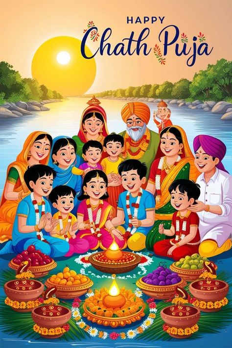 Free Happy Chhath Puja Photo Wishes For Social Media Download | Perfect for websites, slideshows, and designs | Royalty-free Chhath Puja Wishes, Happy Birthday Mom Images, Happy Diwali Rangoli, Happy Chhath Puja, Happy Durga Puja, Chhath Puja, Happy Dhanteras, Festival Image, Happy Ganesh Chaturthi