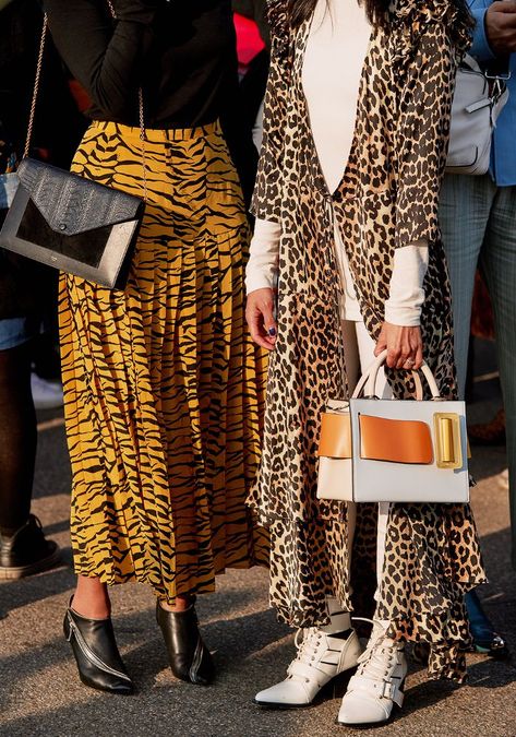 Bad taste trend: bloggers in animal print Italian Girl Style, 2019 Fashion Trends, Animal Print Outfits, Summer Trends Outfits, Cool Summer Outfits, Street Style Trends, Milan Fashion Weeks, 2019 Fashion, Style Trends