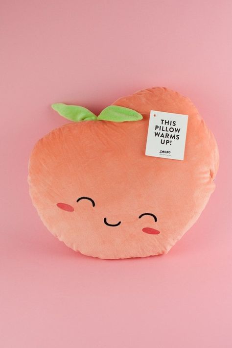 Kawaii Peach, Peach Bedroom, Peach Pillow, Peach Decor, Peach Party, Ikea Hack Ideas, Peach Aesthetic, Pillow Plush, Mattresses Reviews