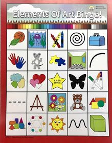 Kim & Karen: 2 Soul Sisters (Art Education Blog): Elements of Art Bingo (Game Day / Art Review) Art Bingo, Art Bingo Free Printable, Art Games For Elementary, Games For Art Classroom, Art Class Games, Art Class Games Elementary, Dice Art Games, Teaching The Elements Of Art, Art Games