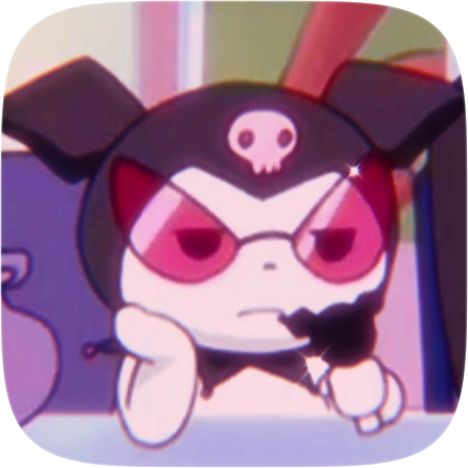 Sanrio Pfps, Kuromi Pfp, Kuromi Stuff, Sanrio Memes, Sanrio Pfp, Kuromi And Melody, Sanrio Stuff, Hello Kitty Characters, Kuromi My Melody