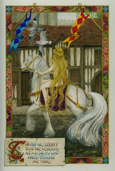 Lady Godiva Art, Lady Godiva Tattoo, George Quaintance, Rule Britannia, Lady Godiva, Fairytale Fantasies, Great Paintings, Old Paintings, English Roses