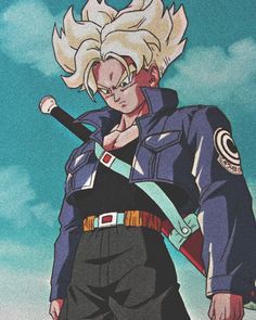 Future Trunks Dbz, Trunks Dbz, Dragon Ball Z Shirt, Ball Drawing, Future Trunks, Anime For Life, Dragon Ball Super Goku, Dbz Art, Manga News