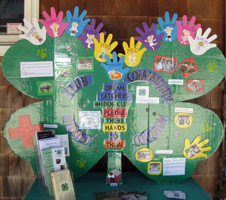 4-H clover catcher | Exhibit Week Contest Results | Cave Canem 4-H 4-h Poster Ideas, 4h Fair, 4 H Clover, Cave Canem, 4h Ideas, 4 H Club, Entrepreneur Kids, Dog Club, Country Kids