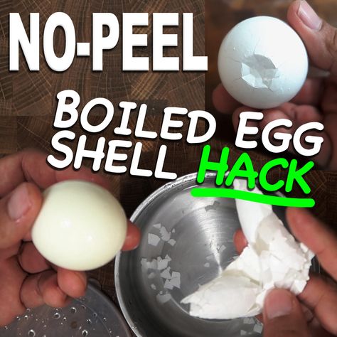 Hard Boil Fresh Eggs, Hard Boiled Eggs Easy Peel, Peeling Boiled Eggs, Hard Boiled Eggs Diet, Easy Peel Eggs, Easy Hard Boiled Eggs, Egg Hacks, Perfect Boiled Egg, Peeling Hard Boiled Eggs