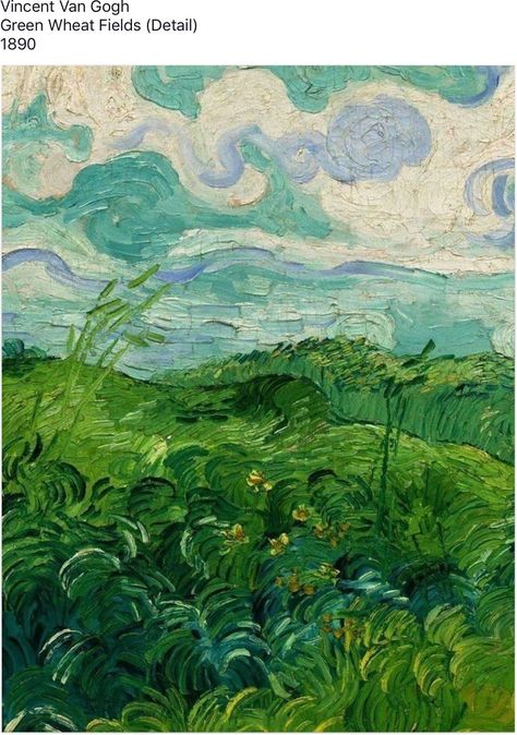 Green Wheat Field, Paintings Tumblr, Artist Van Gogh, Green Wheat, Vincent Van Gogh Art, Vincent Van Gogh Paintings, Nature Art Prints, Arte Van Gogh, Green Paintings