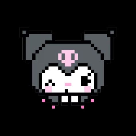 Pixel Art, Pink, Black, Art