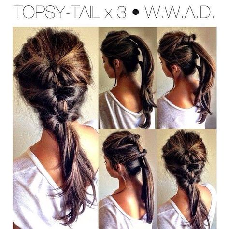 Cute ponytail alternative Makeup Tip, Fishtail Braid, Sleeve Tattoo, Hair Envy, Hair Today, Great Hair, Hair Skin, Hair Dos, Gorgeous Hair