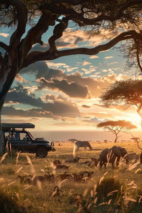 "Discover the wild beauty of the Serengeti on a thrilling safari adventure! 🦁🌿 Spot majestic wildlife, roam the vast plains, and capture unforgettable moments. 🌍📸 #SerengetiSafari #WildlifeAdventure #AfricanSafari" Safari Adventure, Wild Beauty, Animal Crackers, African Safari, Adventure Travel, The Wild, Vision Board, In This Moment, Animals