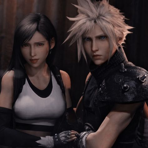 Tifa Lockhart Matching Icons, Tifa Cloud Matching Icons, Cloud Strife Matching Icons, Tifa Lockhart And Cloud Strife, Tifa And Cloud Matching Pfp, Ff7 Matching Icons, Tifa Lockhart Pfp, Cloud And Tifa Matching Icons, Final Fantasy Matching Pfp