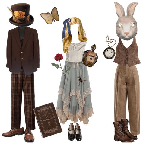 Alice in Wonderland Outfit | ShopLook Alice In Wonderland Party Outfit Ideas, Mad Hatter Theme Party Outfit, Alice In Wonderland Clothing Aesthetic, Alice Wonderland Outfit, Alice In Wonderland Party Costumes, Alice In Wonderland Cosplays, Mad Hatter Tea Party Outfit Ideas, Alice In Wonderland Dress Up Ideas, Alice In Wonderland Outfits Ideas