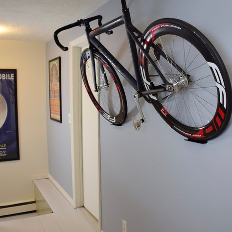 Cycling Gear Storage, Bike Wall Storage, Indoor Bike Storage, Narrow Hallways, Bike Shelf, Bike Storage Garage, Bike Hooks, Bike Wall Mount, Bike Hanger