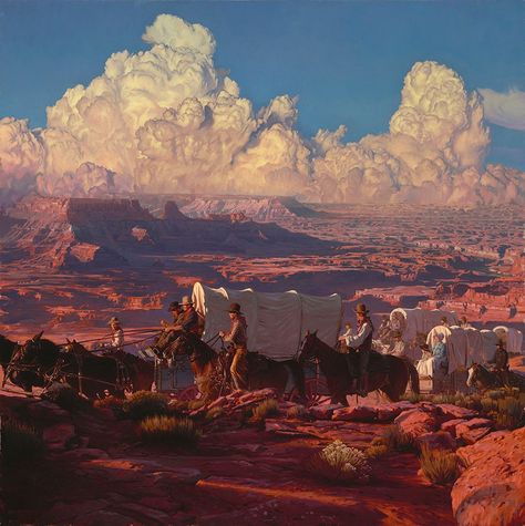 Mark Maggiori, Red Dirt Country, And The Mountains Echoed, Modern Cowboy, Western Artwork, Cowboy Aesthetic, Western Paintings, Cowboy Art, Southwest Art