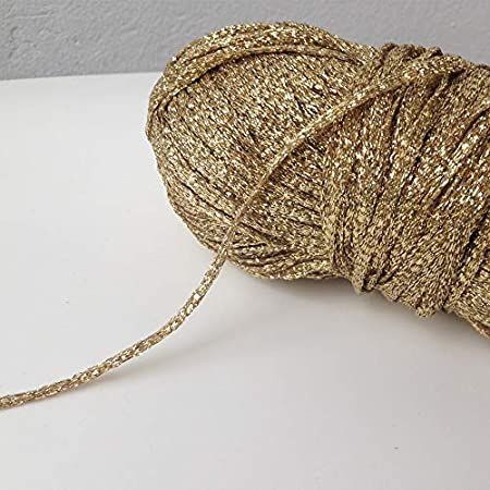 Gold Yarn, Sparkle Yarn, Yarn Cake, Yarn Bag, Ribbon Yarn, Pola Sulam, Yarn Thread, Metallic Yarn, Golden Glitter