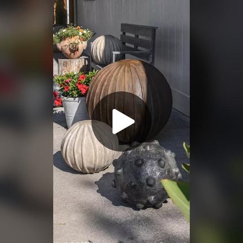 I made large cement orb sculptures! These definitely took some patienc... | Concrete Patio Ideas | TikTok Concrete Patio Ideas, Concrete Patio, Patio Ideas, Cement, Make Your Day, Make Your, Patio, Sculpture, Make It Yourself