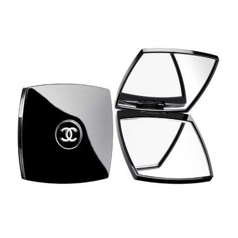 MIROIR DOUBLE FACETTES MIRROR DUO - Chanel Chanel Compact Mirror, Koleksi Parfum, Chanel Cosmetics, Alat Makeup, Chanel Beauty, Chanel Makeup, Birthday Wishlist, Blush Makeup, Dr Who