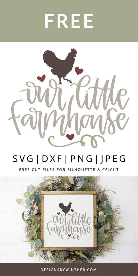 Farm Kitchen Ideas, Diy Farmhouse Decoration, Little Farmhouse, Simple Bathroom Decor, Cute Svg, Wooden Signs Diy, Farmhouse Svg, Projets Cricut, Farm Signs