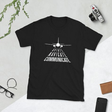 Airplane Tshirt Design, Tool Shirt, Ironic Tshirts, Airplane Shirt, Student Pilot, Pilot T Shirt, Pilot Shirt, Engineering Gifts, Bike Shirts