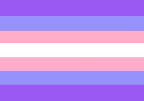 “today’s bisexual flag of the day is the demigirl bi flag! for bisexual demigirls :) made by @CAT_QO” Bi Flag, Bisexual Flag, The Day, Flag